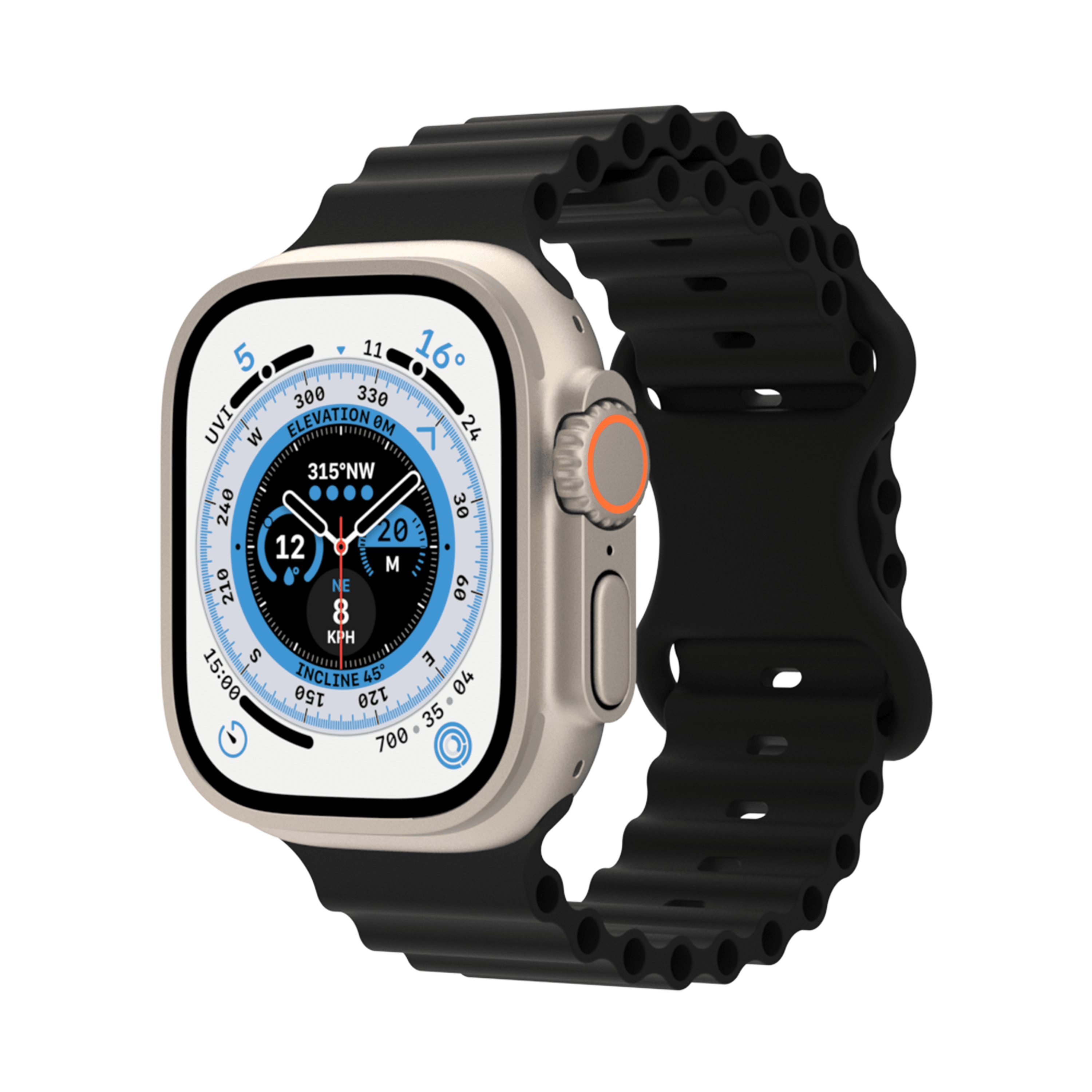 Smart Watch T800 Ultra Black 